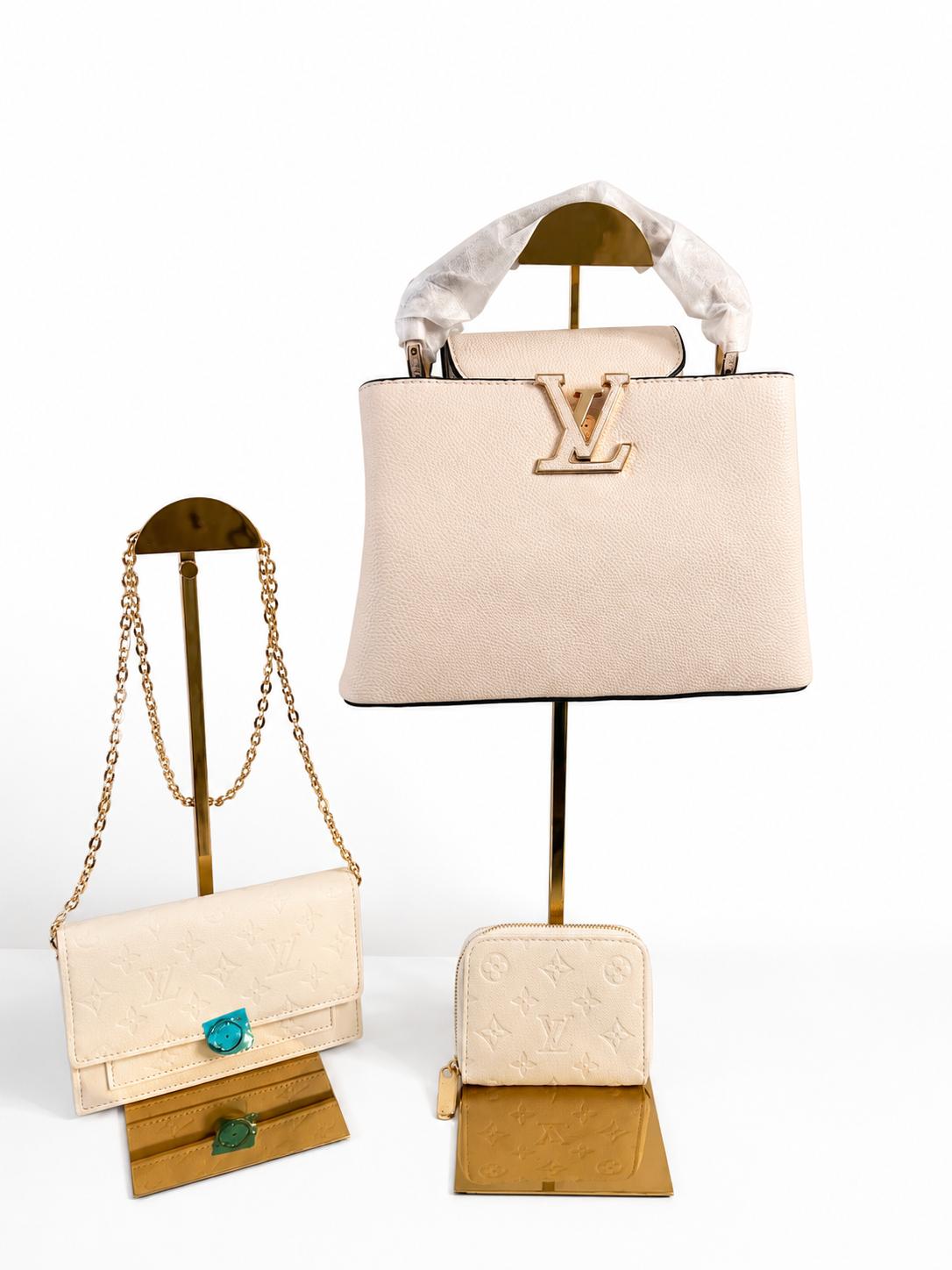 Set de carteras beige