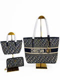 Set de carteras azul marino